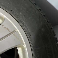 ブリヂストン　DM-V3 215/70R16  2021年製造　アルミホイル付き！　6分山程度　4本セットの画像