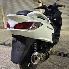 堺市南区発　スズキ　バーグマン200 CH41A 美車　ビームスマフラー　実働　格安　配送可
の画像