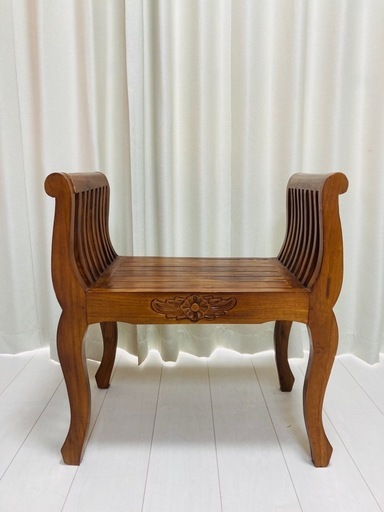 カルトノチェア　小　スツール　アンティーク　インテリア　花台