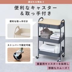 キッチンワゴン(キャスター付)の画像