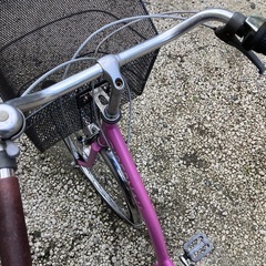 673、オシャレママチャリ26インチピンクの画像
