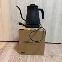 【ジャンク品】BALMUDA バルミューダ 電気ケトル The Pot ブラック 0.6Lの画像