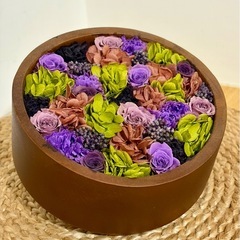 処分価格★値下げ可能★定価22000円 11/27まで！ nicolai bergmannニコライバーグマン プリザーブドフラワーボックス ZARA HOME  収納 棚 本棚 ニトリ IKEA イケア 無印良品 ザラホームの画像