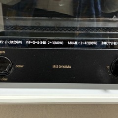 中古　アイリスオオヤマ　スチームオーブントースター　2019年製の画像