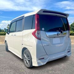 【自社ローン＆リース】なら完全＂独自＂審査👌🚗保証人も不要！債務整理後でも通ります😉＜ブラックOK＞幅広いご事情に対応します💕　『月々格安』ルーミーカスタムG　4WD　修復歴なし　H29年式　冬タイヤの画像