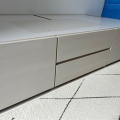 ニトリ　シングルベッドフレーム　収納付き　の画像