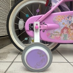 子供用自転車16インチ(補助輪付)の画像