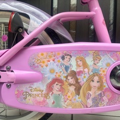 子供用自転車16インチ(補助輪付)の画像