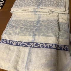 冷感シーツとタオルケットの画像