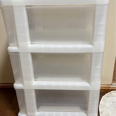 ★対応中★収納ケース コロコロつき 3段 洋服タンスの画像