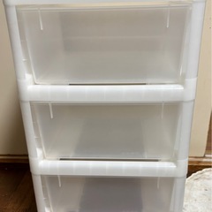 ★対応中★収納ケース コロコロつき 3段 洋服タンスの画像