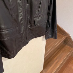 百貨店購入⭐︎羊本革ジャケット女性の画像