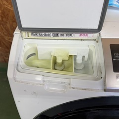 295 送料設置無料　日立　ドラム式洗濯機　11㌔　乾燥機能付きの画像