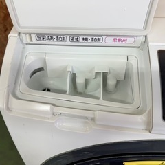 296 送料設置無料　日立　ドラム式洗濯機　10㌔　乾燥機能付き　小型　家庭用の画像