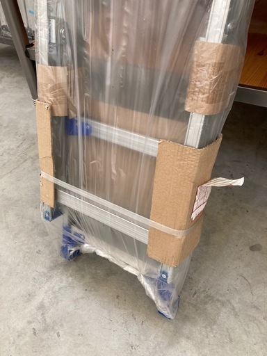 【来店歓迎】【KJ205】未使用品　長谷川工業 脚部伸縮2連はしご 3.53～3.86m　LU2-38a 建築業 高所作業 ハシゴ　　検)一人暮らし 家具 収納 ダイニング リビング キッチン 冷蔵庫 洗濯機 テーブル ラック レンジ キャビネット ソファ