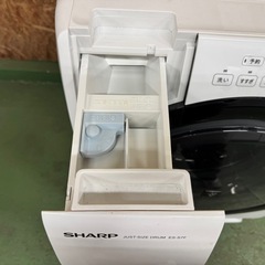 305 送料設置無料　SHARP　ドラム式洗濯機　7㌔　乾燥機能付きの画像