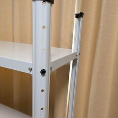 【引取者決定】白スチールラックの画像