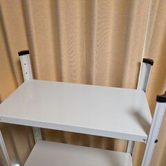 【引取者決定】白スチールラックの画像