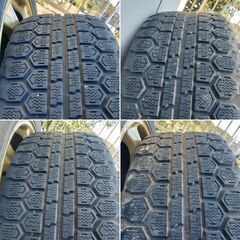 スバル純正16インチアルミホイール＋スタッドレス(205/50R16)４本の画像