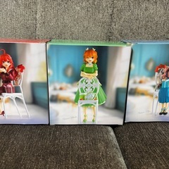 【新品】5等分の花嫁-中野五月・四葉・三玖-プレミアムフィギュア3体セットの画像