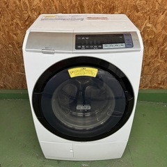 309 送料設置無料　日立　ドラム式洗濯機　11㌔　乾燥機能付き  小型　一人暮らしの画像