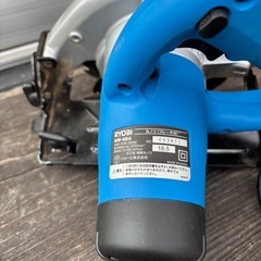 RYOBI 丸ノコ MW-46A ブレーキ付き 147mm 替刃・取説付き 美品 電動工具 の画像
