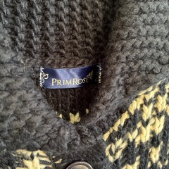 手編み風　ニットベスト　フリーサイズの画像