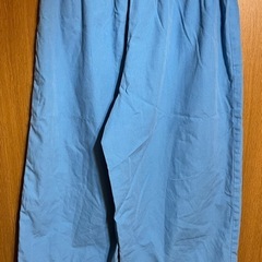 水色 ゴムウエスト ハーフパンツ サウナ等のパンツに便利の画像