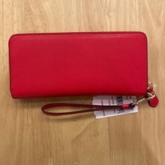 コーチ　コンチネンタルレッド長財布G①【新品未使用】の画像