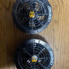 バートル　空調ファンセット　2024年モデル　22V　バッテリー2個　動作品①の画像