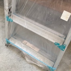 【来店歓迎】【KJ207】未使用品　長谷川工業 はしご兼用・専用脚立 脚部伸縮式 建築業 高所作業 ハシゴ　　検)一人暮らし 家具 収納 ダイニング リビング キッチン 冷蔵庫 洗濯機 テーブル ラック レンジ キャビネット ソファの画像