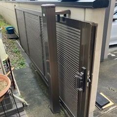 ｱﾙﾐ製　スライド門扉　中古品の画像