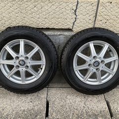 中古！145/80R-13・アルミホイール付スタッドレスタイヤ4本セットの画像