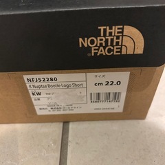 激安★THE NORTH FACE★ヌプシ ブーティ ロゴ ショート 22cmの画像