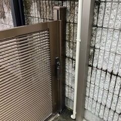 ｱﾙﾐ製　スライド門扉　中古品の画像