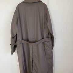 WYM ロングコート  メンズ：Ｌ　ブラウン色の画像