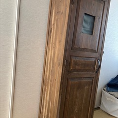 アンティーク　木　キャビネットの画像
