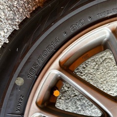 14インチアルミホイル 165/70R14の画像