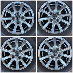 ♪♪美品 バリ山！ヨコハマ スタッドレス 165/80R13 プロボックス サクシード ADバンの画像