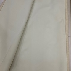 厚手カーテン　H115cmペールイエロー　防炎の画像