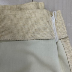 厚手カーテン　H115cmペールイエロー　防炎の画像