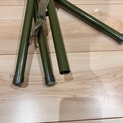 迷彩柄　
折り畳みアウトドアチェア　2脚の画像