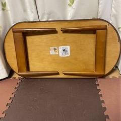 ニトリ 折りたたみ机 デスク ローテーブルの画像