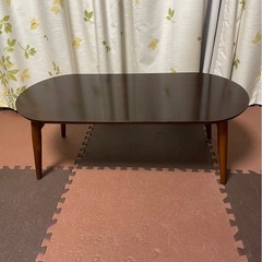 ニトリ 折りたたみ机 デスク ローテーブルの画像