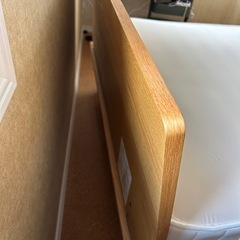 【無印良品】ダブルベッドフレーム+マットレスの画像