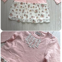 【終了】90-95cm ワンピース 4点セットの画像