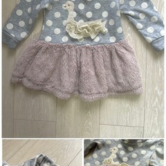 【終了】90-95cm ワンピース 4点セットの画像