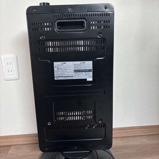 山善　カーボンヒーター　黒　DC-S097 21年製