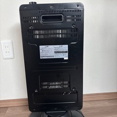 山善　カーボンヒーター　黒　DC-S097 21年製の画像