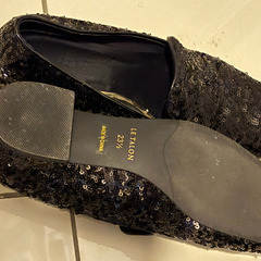 LE TALON スクエアスパンコールオペラ 23.5cmの画像